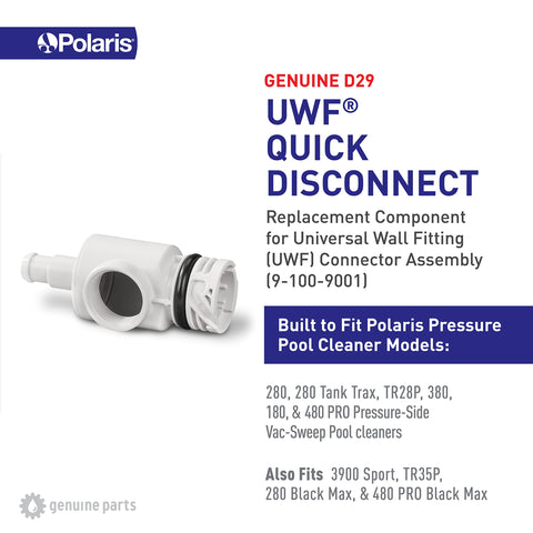 Polaris C55 wheel screw compatible with 280 cleaner for smooth operation.