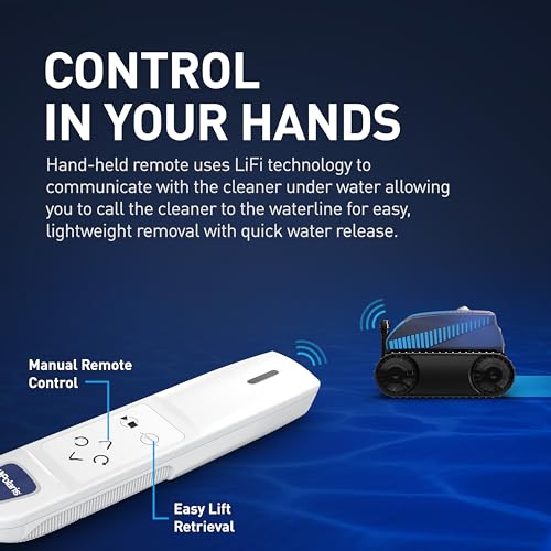 Outdoor charging caddy for Polaris Freedom Plus at poolside