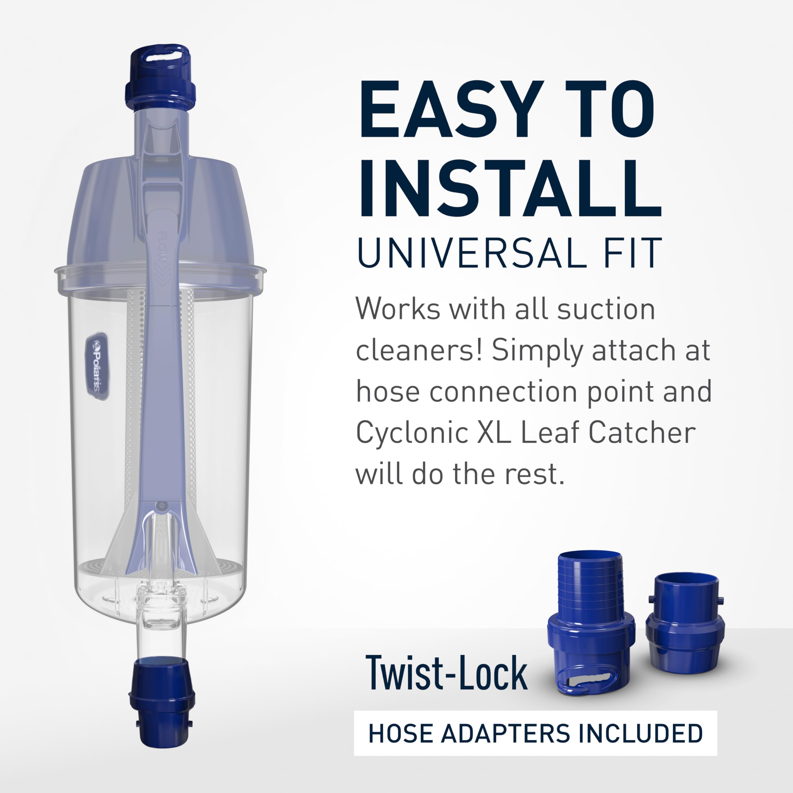 Polaris Genuine Parts Leaf Catcher emphasizes trusted quality for pool cleaner longevity.