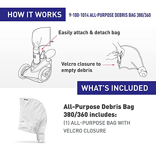 Sand/Silt bag manages fine particles for clearer pool water.