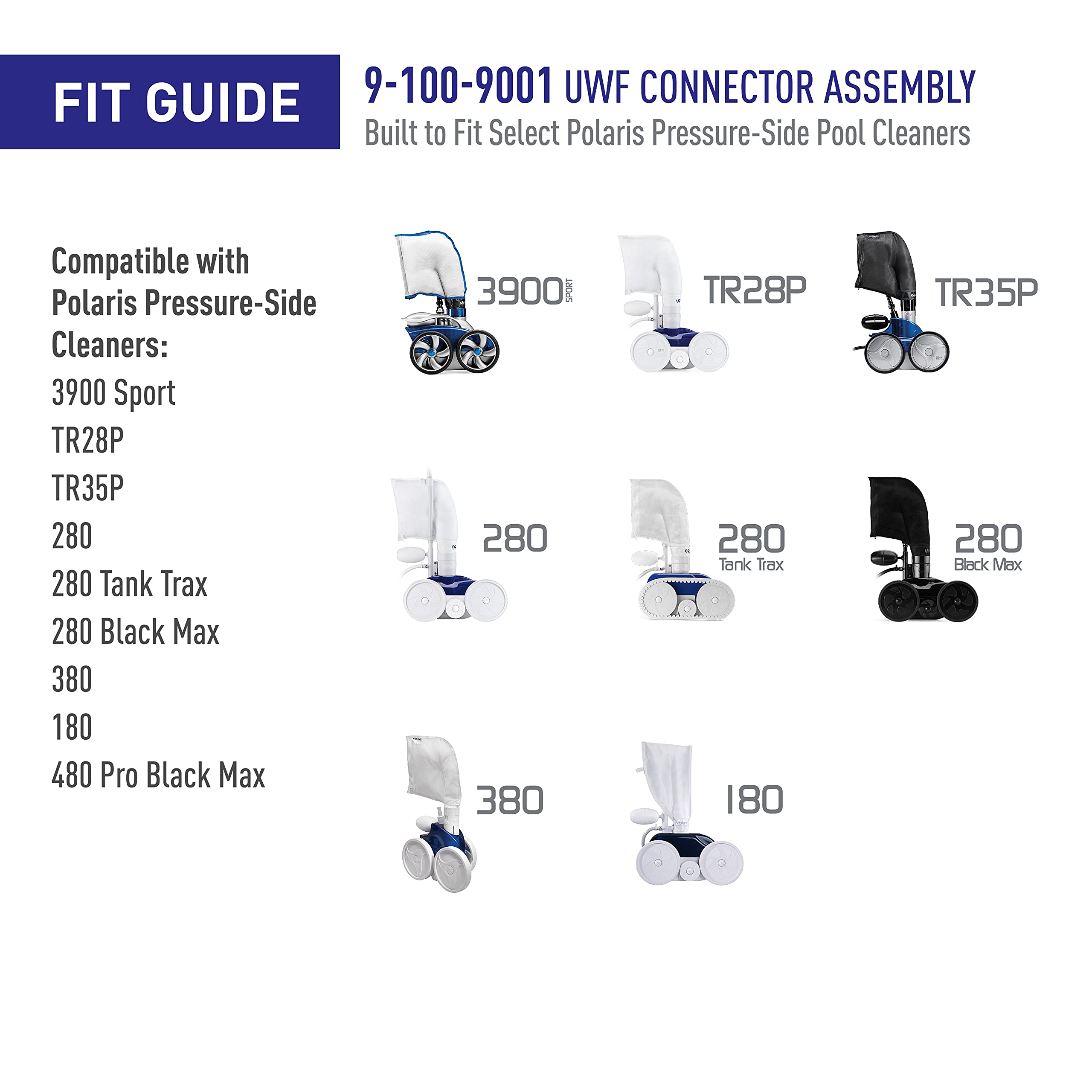 Polaris UWF assembly installation guide image illustrates step-by-step connection for efficient setup.