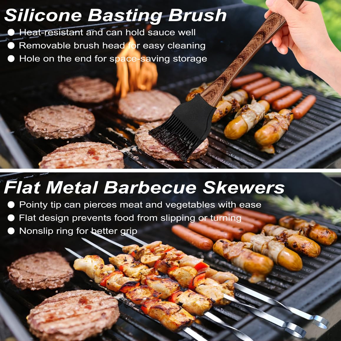 POLIGO corn holders for steady cooking on the grill
