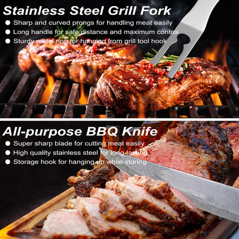 POLIGO 29-piece BBQ basting brush for even sauce application