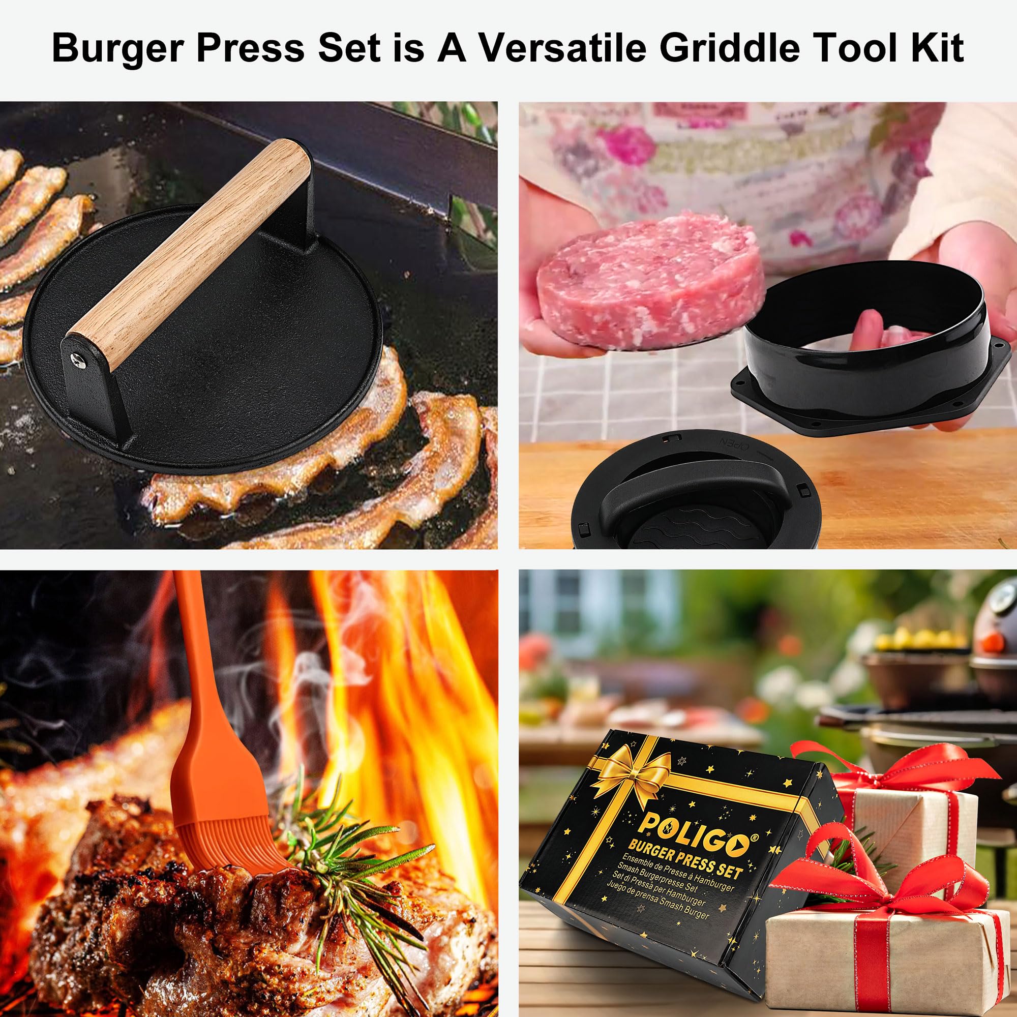 POLIGO Gift-set for burger lovers, ideal for birthdays and holidays.