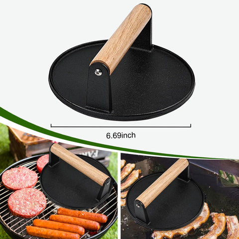 POLIGO 4-in-1 stuffed burger mold enabling versatile patty sizes for easy prep.