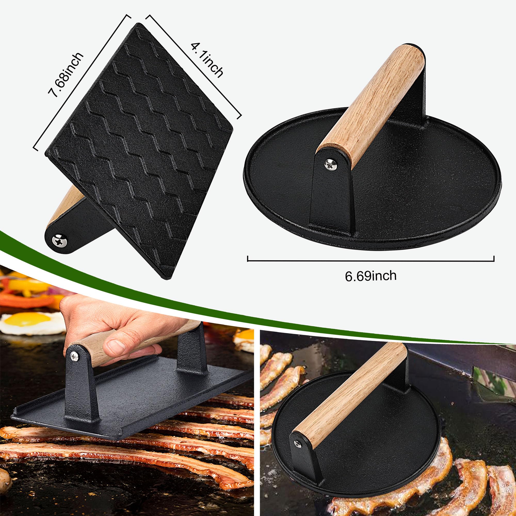 POLIGO silicone basting brushes apply sauces neatly without drips.
