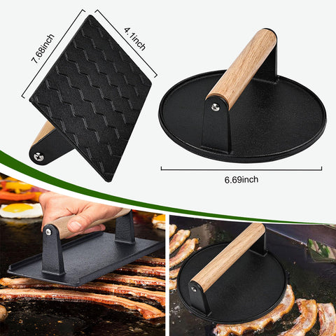 POLIGO silicone basting brushes apply sauces neatly without drips.