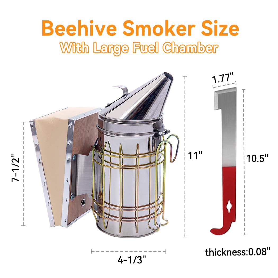 POLLIBEE Hive tool J Hook aiding lifting of hive frames with ease.