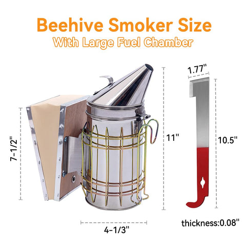 POLLIBEE Hive tool J Hook aiding lifting of hive frames with ease.