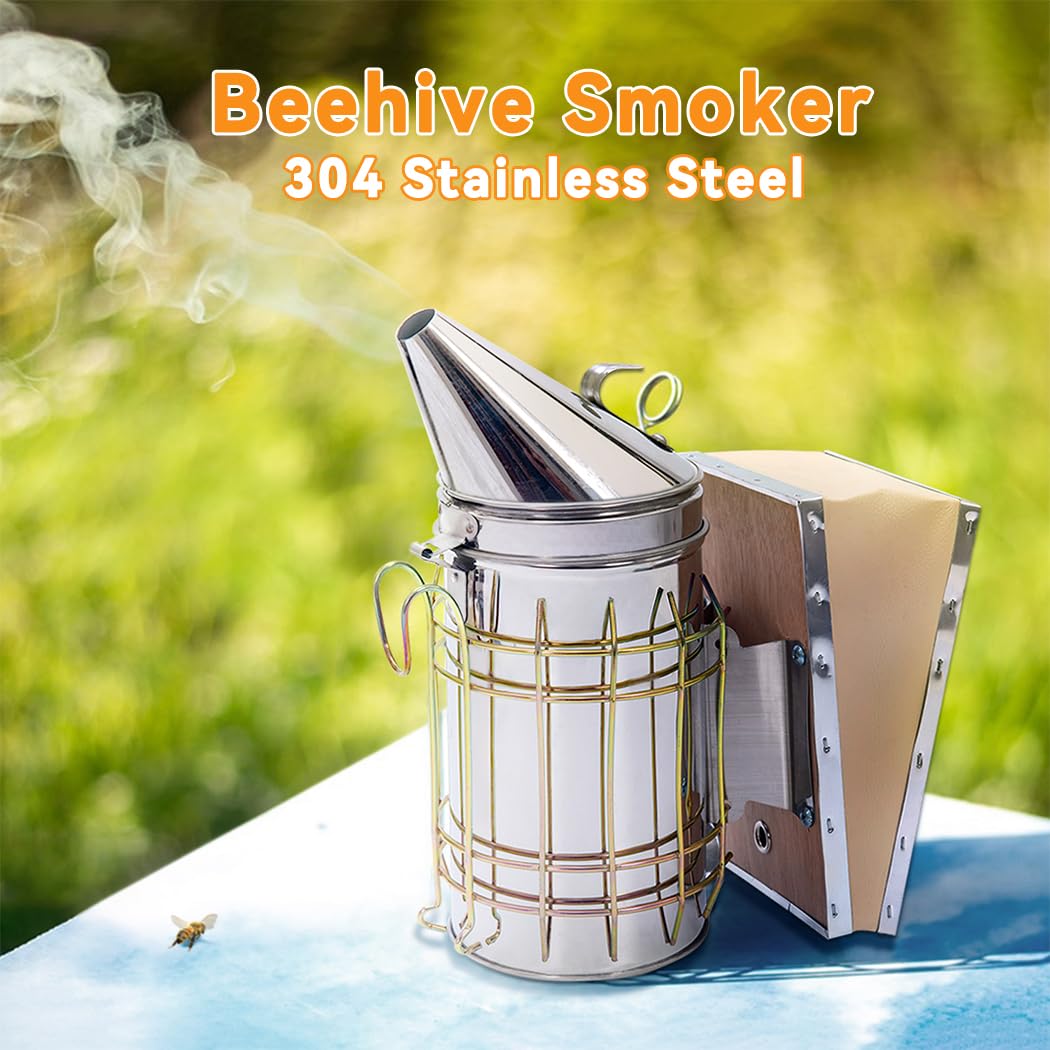 POLLIBEE Bee Smoker hanging hook for convenient apiary storage between uses.