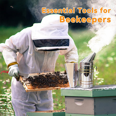 POLLIBEE Bee Smoker 11-inch height enabling comfortable handling.