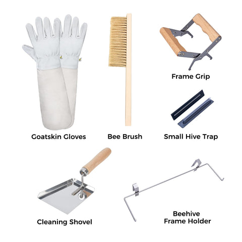 POLLIBEE L-hook hive tool for precise frame handling
