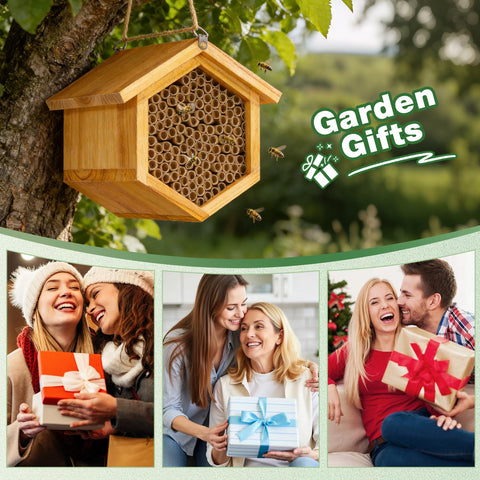 POLLIBEE pollinator habitat in a backyard garden boosts pollinator activity