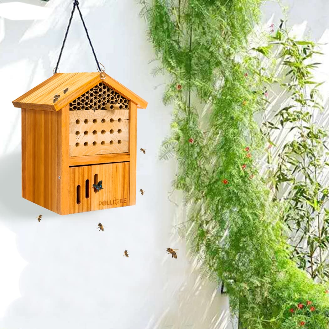 POLLIBEE Mason Bee House includes 6-inch paper tubes.