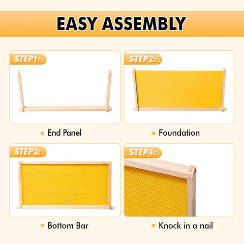 POLLIBEE wooden frames deliver durable pine construction and smooth finish