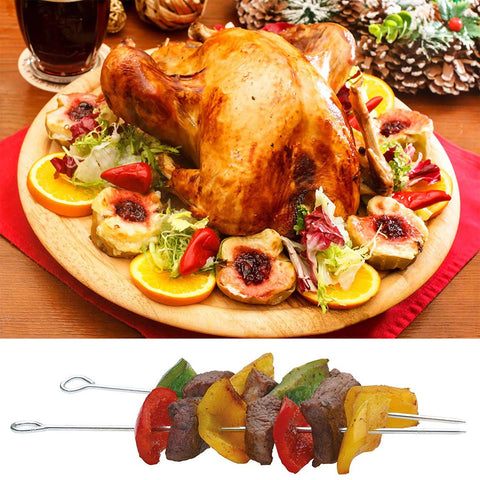 Polly Online rounded-edge skewers—safe handling and simple cleanup.