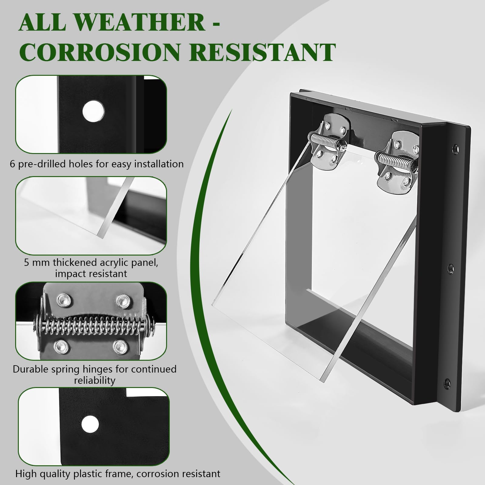 POLXIYY DIY installation with eight ties offers flexible mounting options.