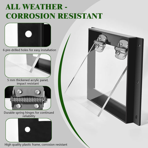 POLXIYY DIY installation with eight ties offers flexible mounting options.