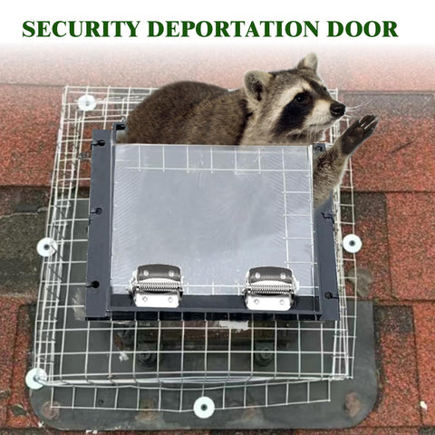 POLXIYY exit-only door suitable for attics, chimneys, and decks.