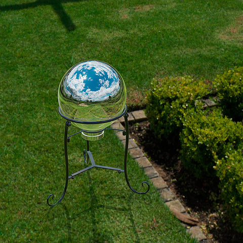 Polyjkl gift-ready gazing ball stand for garden lovers