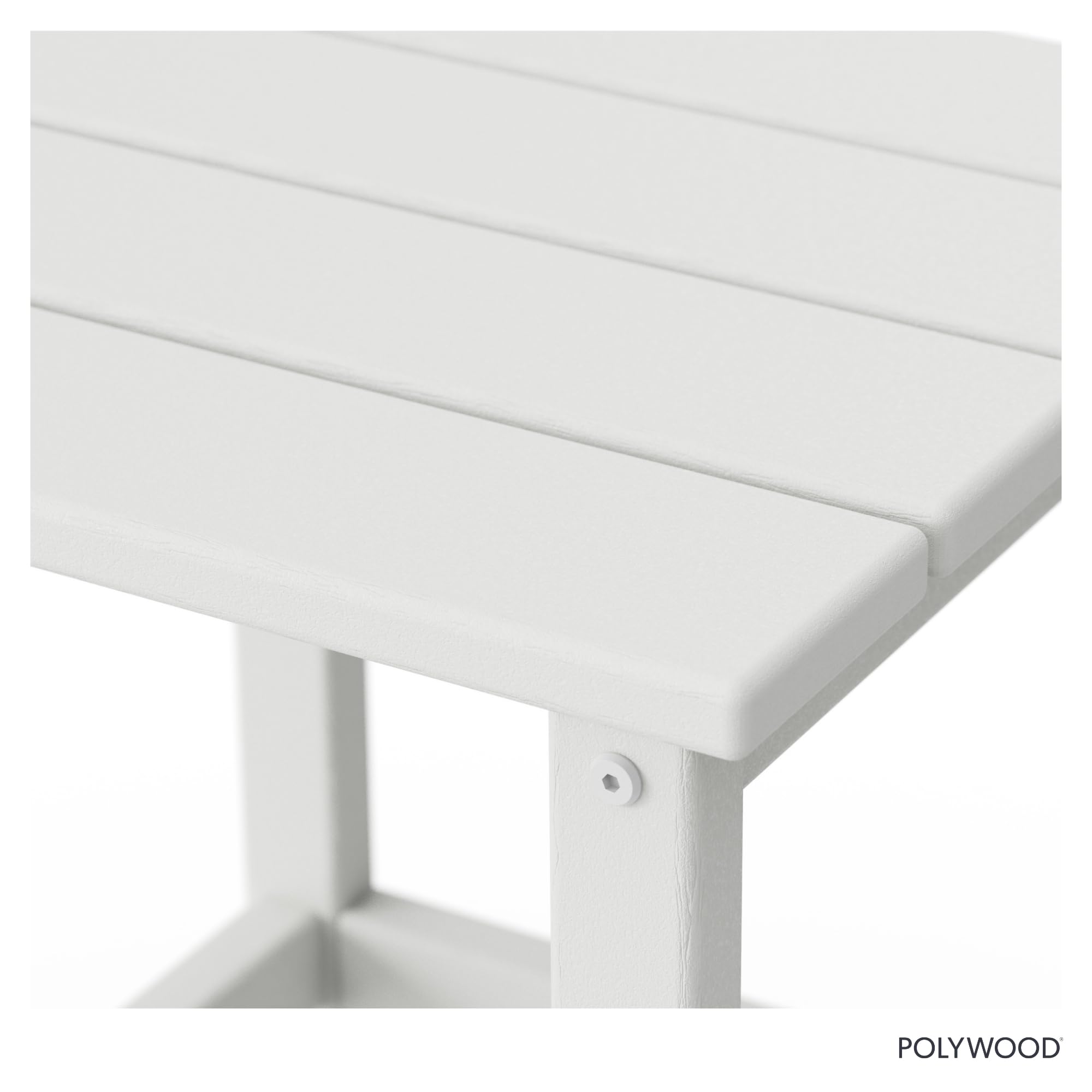 Perfect surface for drinks and small decor on a patio or balcony.