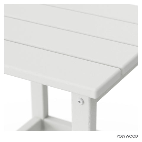 Perfect surface for drinks and small decor on a patio or balcony.