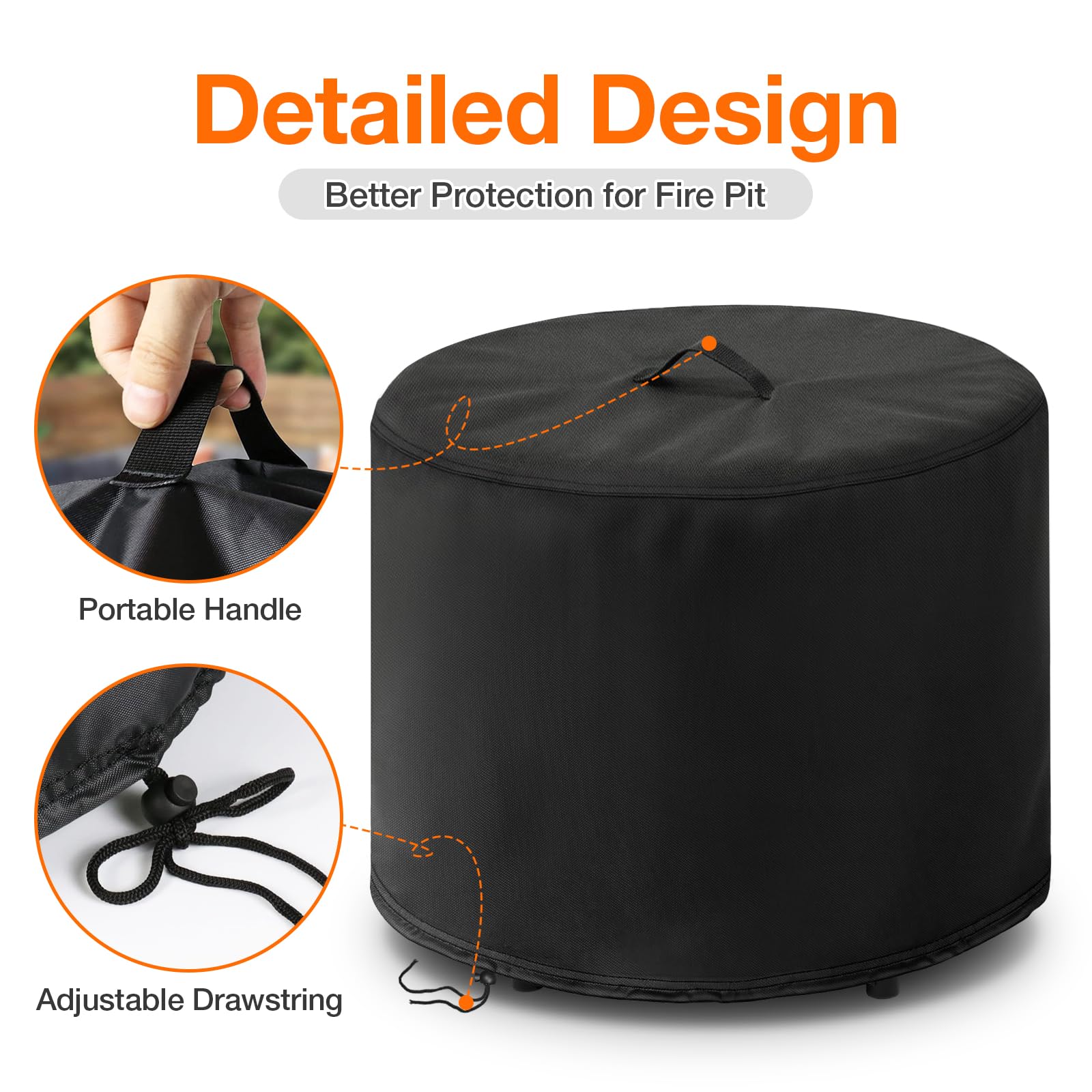 POMER windproof drawstring ensures a snug fit in wind