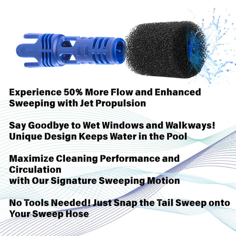 Pomeyard Polaris 280 tail scrubber compatible for reliable performance.