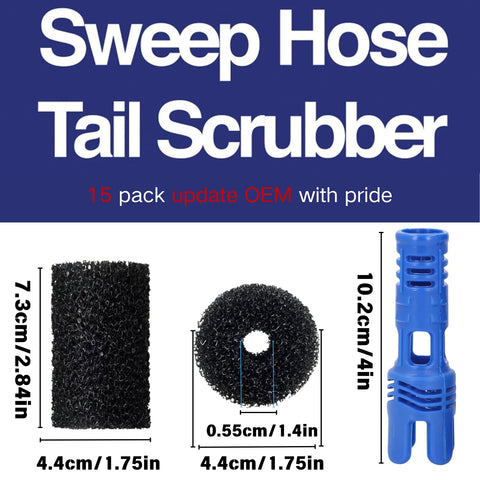 Pomeyard Polaris 360 tail scrubber compatible for debris removal.