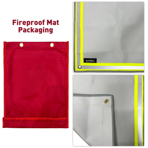 Pomoly fire pit mat portable option for campsites and gatherings