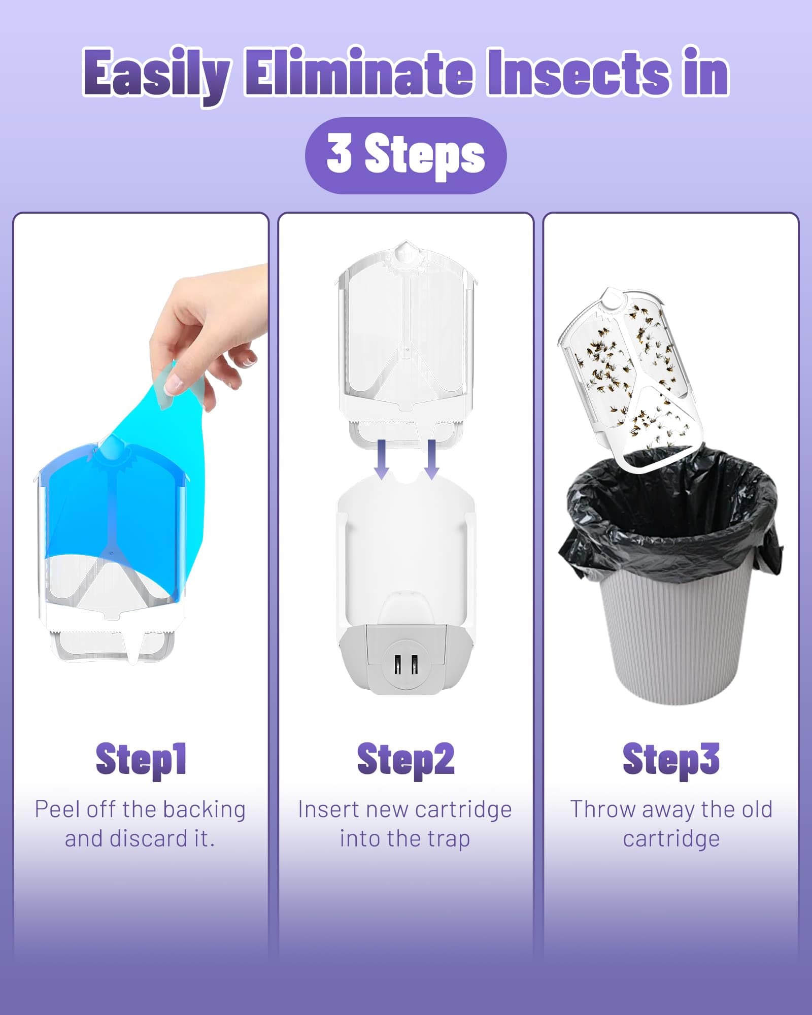 Pomue refill pack with included manual simplifies replacement