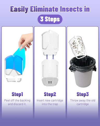 Pomue refill pack with included manual simplifies replacement