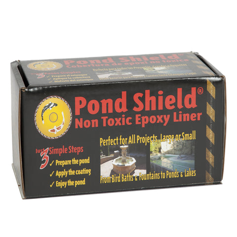 Pond Armor SKU-Clear QT-R being applied for a seamless pond seal.
