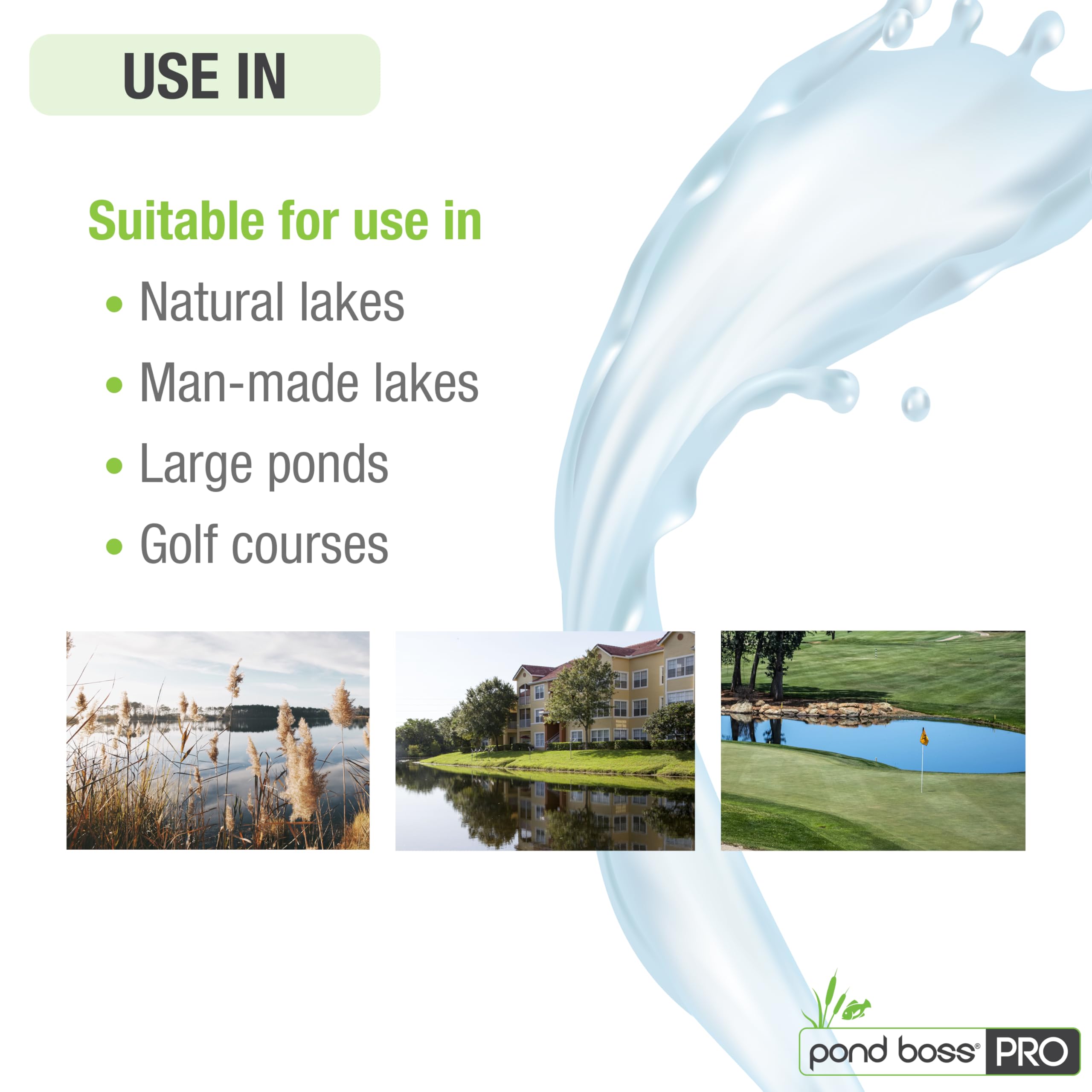 Pond BOSS CBBPR5 image highlighting odor reduction potential.