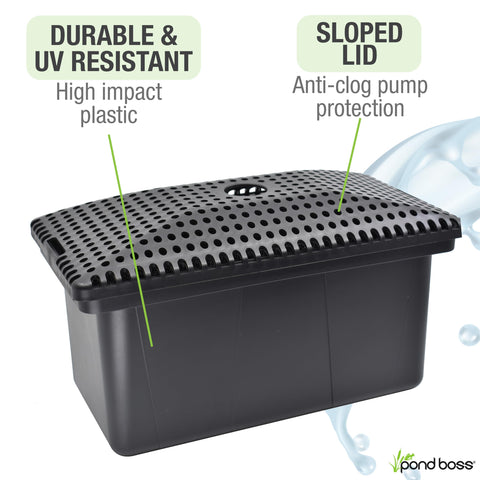 Pond Boss swivel adapter leveling the water display in setup