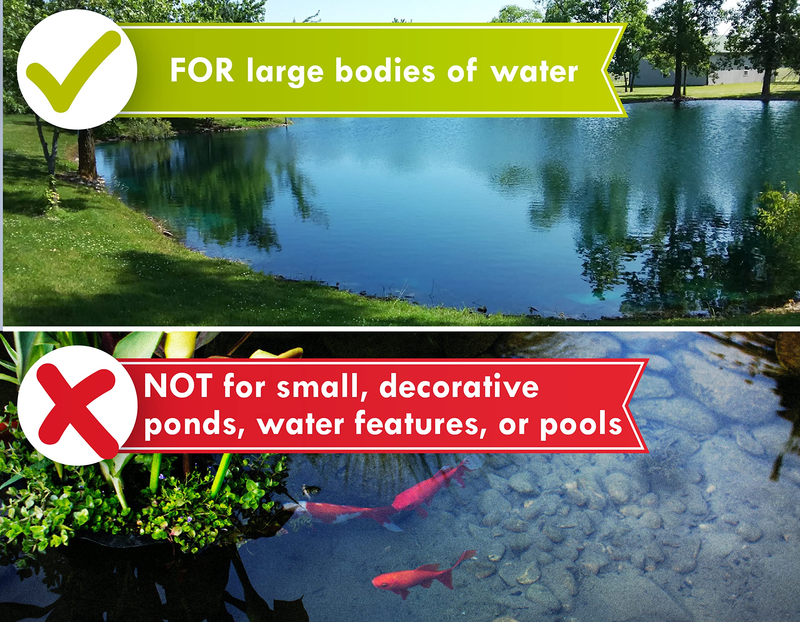 Pond Worx dye is safe for swimming and wildlife when used as directed.