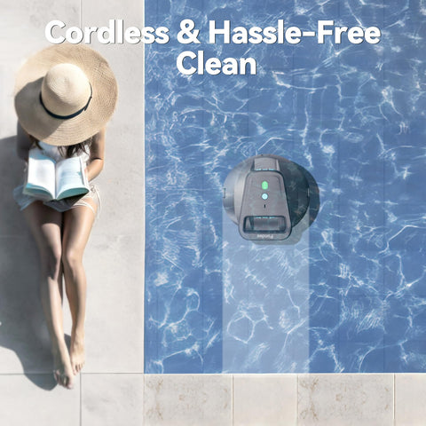 Pondee X1 includes Retrieval Hook for quick access after cleaning