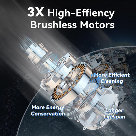 Pondee X5 runtime up to 180 minutes indicates long cleaning sessions.