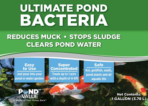 PondValue bottle cap shown for easy, mess-free dosing.