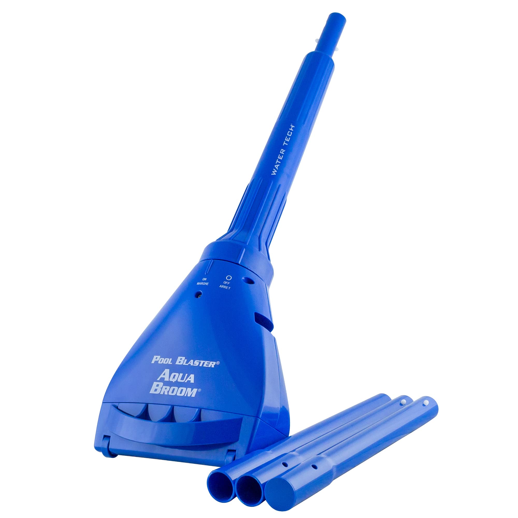 Pool Blaster Aqua Broom XL Ultra vacuum head capturing debris efficiently in a pool