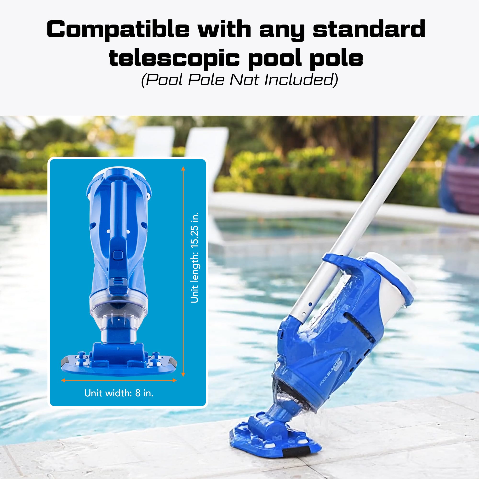Catfish Gen 2 enables precise spot cleaning around edges and corners.