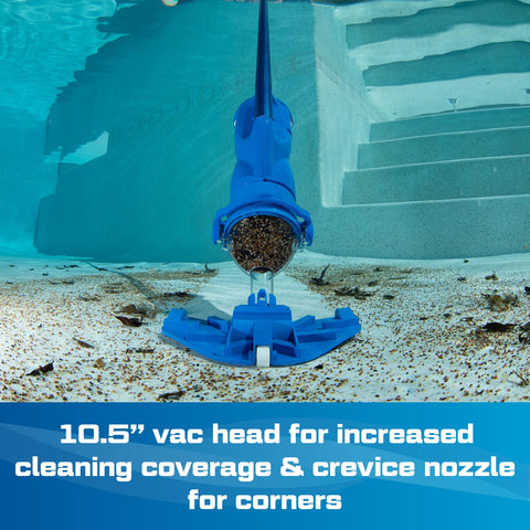 POOL BLASTER Catfish Ultra Gen 2 works in in-ground and above-ground pools for versatility