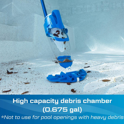 POOL BLASTER Centennial cordless vacuum offers up to 45 minutes of runtime