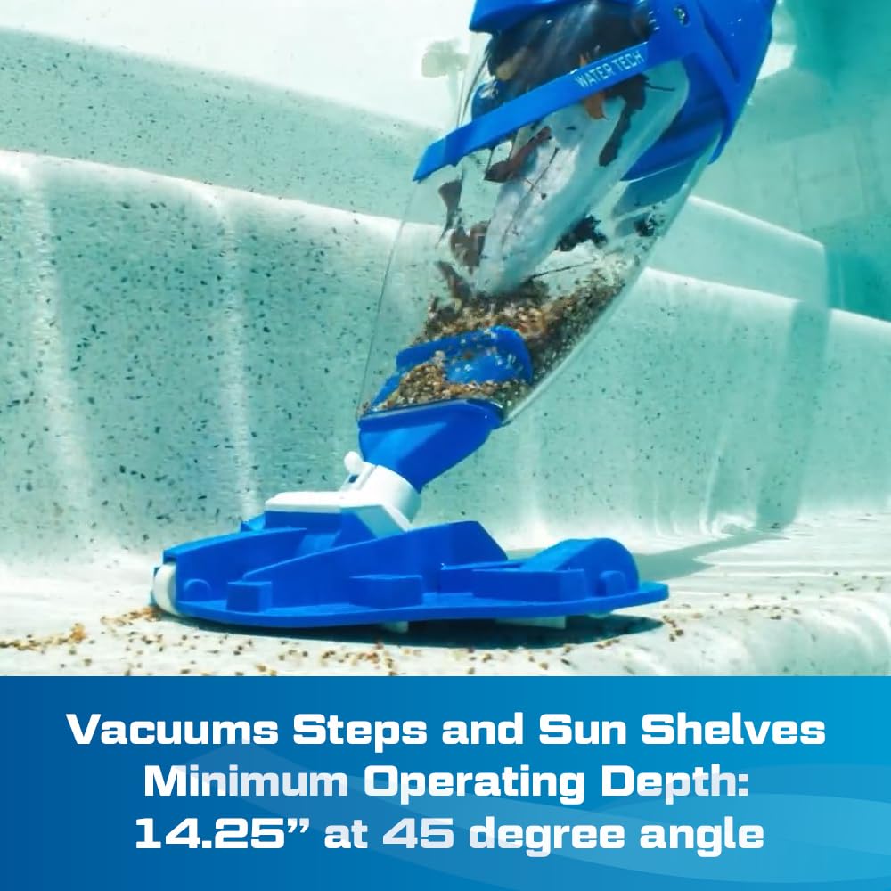 POOL BLASTER Centennial cordless vacuum debris chamber quick-release enables easy emptying