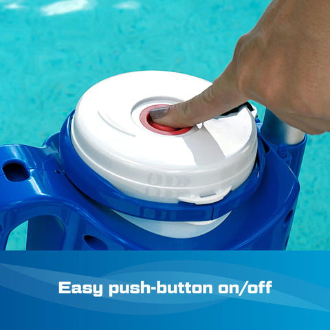 POOL BLASTER Centennial cordless vacuum enables quick spot cleaning and full-pool refresh