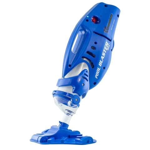 Pool Blaster Max CG battery and charger enable cordless cleaning.