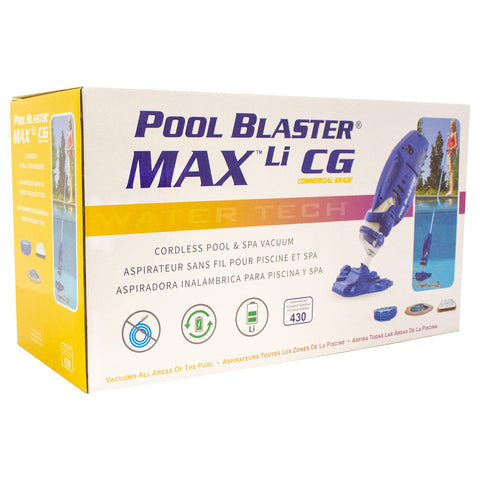 Pool Blaster Max CG strong suction powers debris pickup.