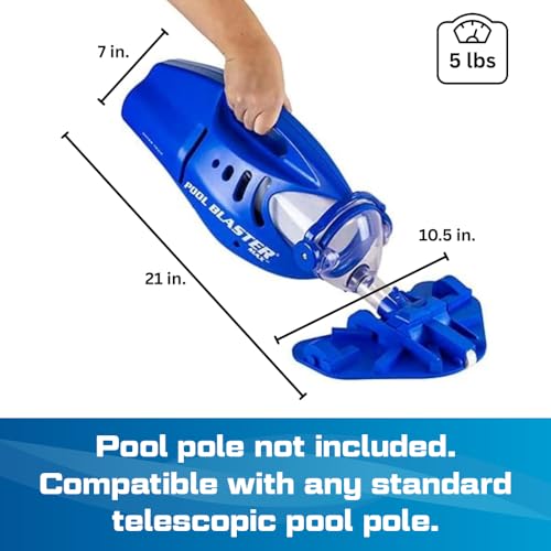 Pool Blaster Max works with in-ground and above-ground pools for flexible cleaning.