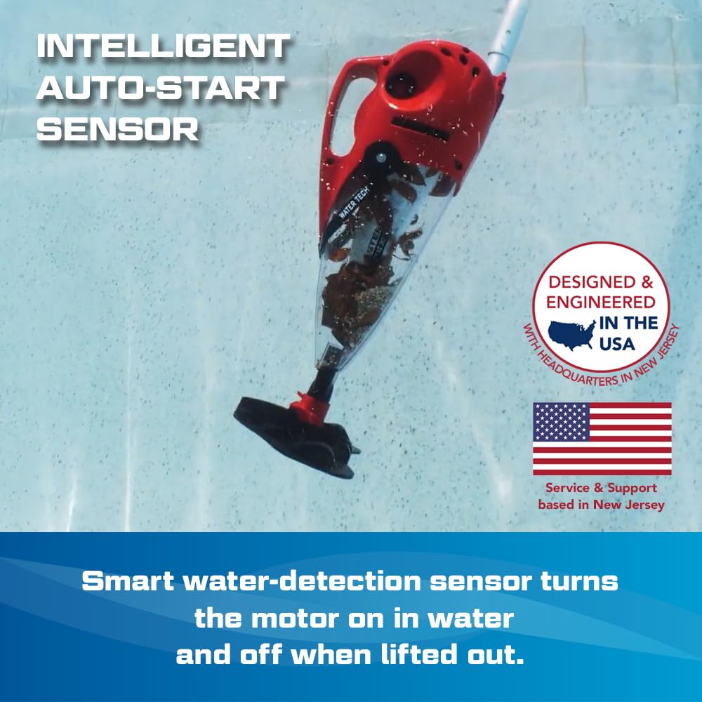 POOL BLASTER Pulse XL 350 smart water sensor activating during submersion.