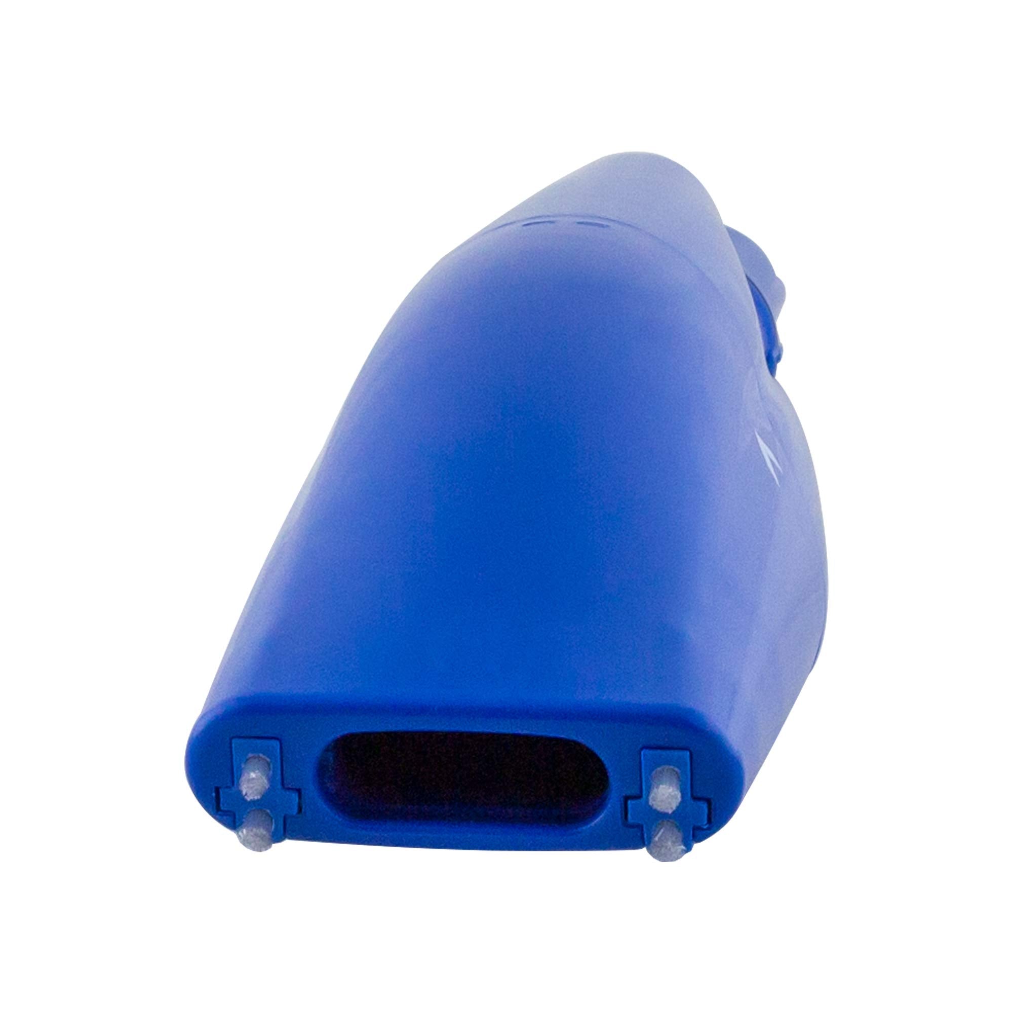 POOL BLASTER Spa Vac Plus demonstrates battery-powered run time for extended cordless spa cleaning.
